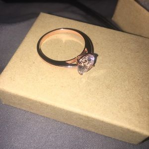 S925, zirconium diamond, engagement ring.